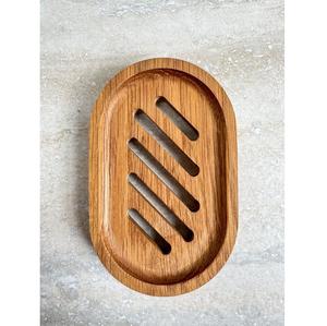 Porte-savon en bambou de haute qualité pour lavabo de salle de bain, écologique, durable, moderne - Product Image 1