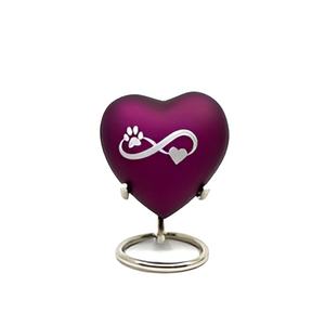 Elegante Pet Love Latón Forma de corazón Cremación Urnas funerarias para cenizas Forma única Recuerdo de cremación de latón con precios bajos 2024 - Product Image 4