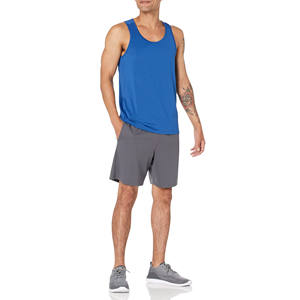 Vente en gros été débardeurs hommes personnalisé sans manches respirant gym gilet athlétique entraînement décontracté vêtements de fitness - Product Image 1