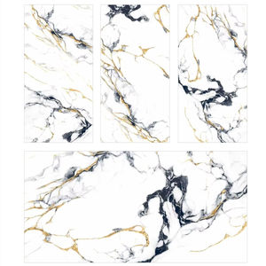Dernière conception de marbre 600x1200mm appartement brillant porcelaine émaillée céramique grande taille carrelage mur sol dalles de pierre frittée carreaux - Product Image 1