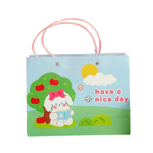 Bolsas de regalo de papel impresas con dibujos animados coloridos con ASAS-Embalaje ecológico y reutilizable para niños y fiestas (estilo 01) - Product Image 1