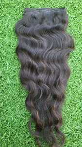 NOUVELLE ARRIVÉE TISSU DE CHEVEUX CRUS BODY WAVE 100 HUMAIN REMY HAIR CUTICULE ALIGNED HAIR BUNDLES - Product Image 2