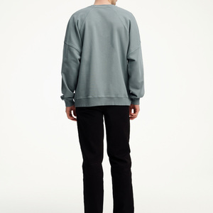 Sweat-shirt pour homme de haute qualité à prix avantageux, avec logo personnalisé, sweat-shirt en coton uni à manches longues pour homme - Product Image 3