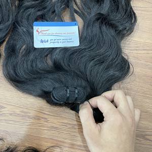 Cheveux ondulés vietnamiens crus non transformés vierges naturels droits paquets de cheveux ondulés naturels prix de gros - Product Image 3