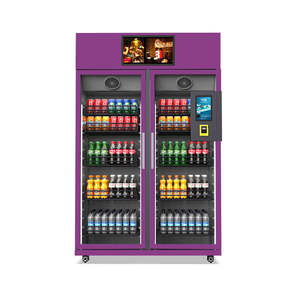 ตู้จำหน่ายสินค้าอัตโนมัติแบบแช่เย็นสองชั้น พร้อมระบบตรวจสอบสินค้าอัจฉริยะ สำหรับผลไม้สดและเครื่องดื่ม - Product Image 3