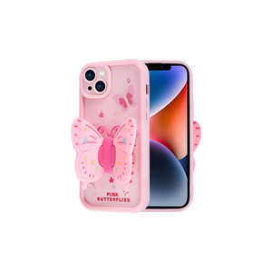 เคสซิลิโคนพรีเมี่ยมสีชมพูอ่อนสำหรับ iPhone 14 7 plus XS-ดีไซน์รูปพร้อมการป้องกันกล้อง - Product Image 4