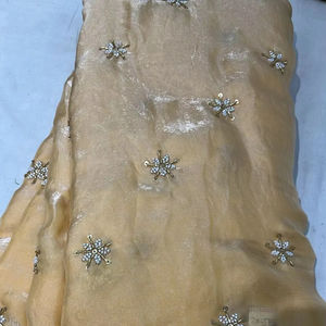 Espace soie travail broderie tissu faire à fantaisie lehenga matériel - Product Image 6