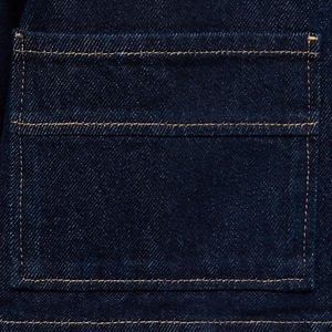 Womens Dark Denim Jacket Casual Round Neck <b>Button</b> Down <b>Jean</b> Coat <b>for</b> Trendy Everyday Wear Stylish Street Fashion and Modern - Product Image 4