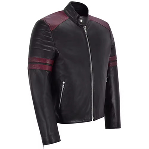 Veste en cuir de vachette souple et respirante pour homme, de haute qualité, sur mesure, vêtements d'extérieur décontractés et tendance, fabricant OEM en gros - Product Image 3