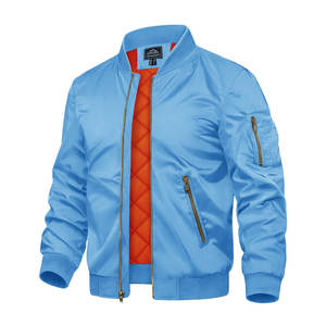 Chaqueta Bomber de Primera Calidad para Hombre, Cierre de Cremallera, Estilo Formal, Camuflaje Pakistaní, Ajuste Holgado, Resistente al Viento e Impermeable, Talla XS para Primavera - Product Image 4