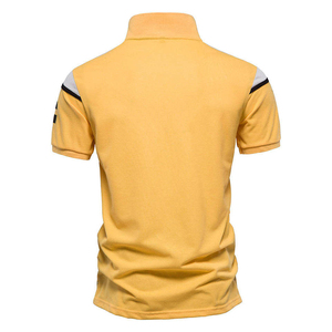 Fournisseur de gros Polos sur mesure pour hommes, nouveau style Street Wear à manches courtes, polos imprimés tricotés et respirants - Product Image 3