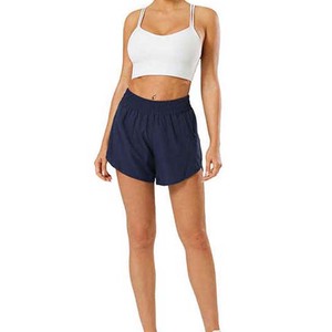 Pantalones cortos informales para correr para mujer, Yoga, cintura alta, secado rápido, ropa deportiva para exteriores, pantalones cortos con patrón sólido para mujer - Product Image 6