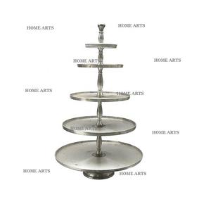 Soporte de acero inoxidable de 4 niveles para pasteles, tamaño personalizado, forma redonda, soporte de exhibición de pasteles al precio más bajo - Product Image 3