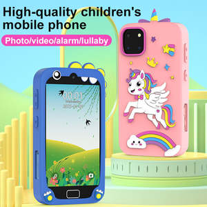 Téléphone jouet pour bébé en plastique >4 pouces Écran tactile haute définition Caméra Lecteur MP3 Téléphone mobile éducatif pour enfants - Product Image 2