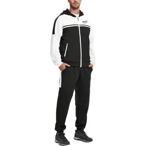 ชุดวอร์มผ้าฟลีซคอตตอนเรียบแบบใหม่สองชิ้น สกรีนโลโก้ได้ ขายส่ง ชุดออกกำลังกายผู้ชาย รุ่น SFS-TS-008 - Product Image 6