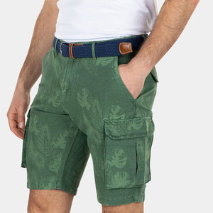 Pantalones Cortos Cargo para Hombre, Talla XS, 100% Algodón, Transpirables, Diseño Moderno y Personalizado, Estilo Casual de Verano, para Fitness - Product Image 4