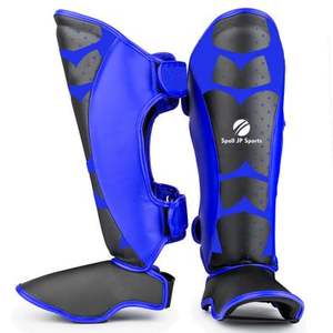 Protector de Espinilla de Boxeo Personalizado de Alta Calidad al por Mayor, Protector de Espinilla Impreso para Entrenamiento, Protector de Espinilla de Boxeo de Cuero Premium - Product Image 2