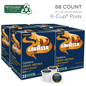 (4 pack) Lavazza, Costiera Gran Aroma Light Roast K-Cup Coffee Pods, 22 Count - Product Image 3