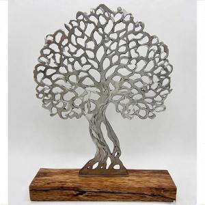 NoelGlow Tree AuraBranch EternaBloom Escultura de árbol de metal decorativa hecha a mano para el hogar y la Oficina - Product Image 3