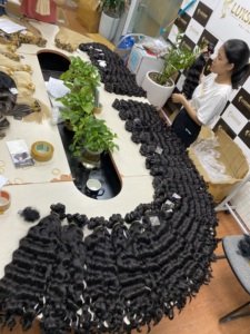 ดิบเวียดนามมัดผมสานคู่วาดธรรมชาติตรงเกรด12A ผมบริสุทธิ์ - Product Image 3