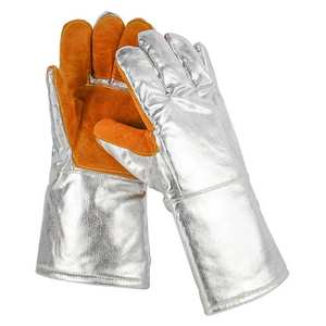 Gants de soudage de haute qualité en cuir pleine fleur avec paume et pouce renforcés pour une utilisation quotidienne en extérieur - Product Image 1