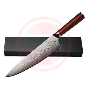 Couteau de cuisine Lucky Time Series Red Bean Acacia Wood Handle Stainless Steel 7-inch American Style Sande Chef Sashimi - Product Image 4