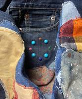 Fabricant de jeans en denim sur mesure, streetwear, jeans skinny déchirés et patchés pour hommes