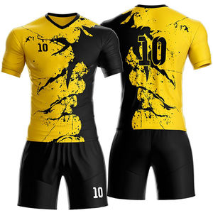 Nuevo uniforme de fútbol GSM 150, tela ligera, 100% poliéster, camiseta de fútbol, chándales estampados, camiseta de fútbol, servicios OEM - Product Image 2