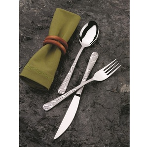 Couverts de luxe couleur argent en acier inoxydable parfait pour les ustensiles de cuisine, la vaisselle, la table à manger, les mariages et les banquets - Product Image 1