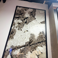Pintu Masuk Aluminium Cor Modern yang Dapat Disesuaikan, Pintu Eksterior Tahan Air dengan Relief 3D Stereo, Sesuai Standar AS & Eropa