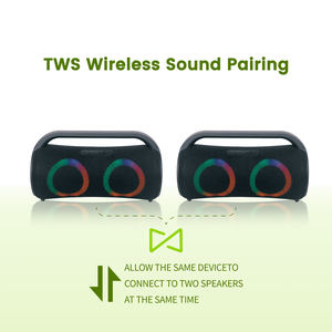 HOME DIGITALOME SPA-107 8W Portable <b>Wireless</b> <b>Speaker</b> with RGB LED Light for <b>Outdoor</b> and Home Use - Product Image 6