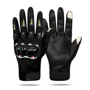 Guantes de Carreras de Cuero Completos, Antideslizantes y Transpirables para Motocicleta, Pantalla Táctil, Motocross, Todas las Tallas Disponibles, Ciclismo Deportivo - Product Image 4