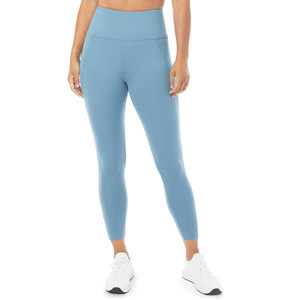 Mallas deportivas con logotipo personalizado para entrenamiento y gimnasio, pantalones de yoga para mujer, mallas de cintura alta con control de barriga para mujer - Product Image 6
