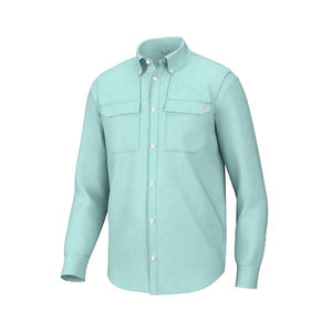 2025 nouveau Design personnalisé Performance bouton chemises haute qualité maille légère Protection UV pour la Performance en plein air-pour la pêche - Product Image 5