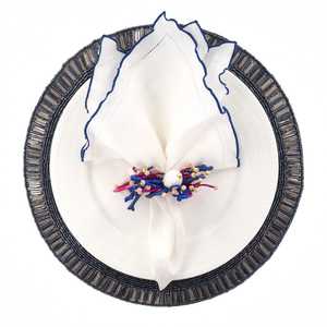 Beaded Table <b>Place</b> <b>Mat</b> and Pads Elegant Home Dcor and Functional Protector for Dining Tables - Product Image 2