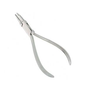 Pince orthodontique, instrument dentaire, acier inoxydable de qualité médicale, poignée manuelle de précision, pointes dentelées, réutilisable - Product Image 2