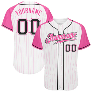 Maillot de baseball unisexe personnalisé avec 5 rayures fines, respirant, 100 % polyester, vêtements de sport avec impression par transfert thermique - Product Image 5