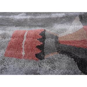 Tapis en laine et viscose tufté à la main, design bohème gris et noir, Confetti Grey & Black Bohemian Design, Tra-14871 - Product Image 3
