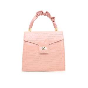 Vintage para Pink P54319 Bolso de hombro informal Cierre de cremallera Impermeable Carta portátil Lona PU Poliéster para uso en invierno y verano - Product Image 3