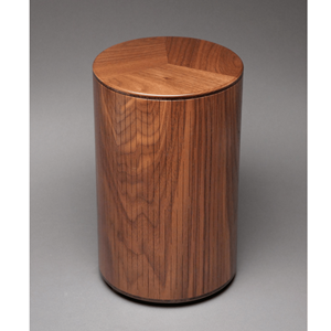 Nouvelle urne en bois cylindrique faite à la main du Vietnam Urne funéraire de crémation en gros pour adultes - Product Image 4
