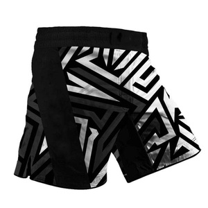 MMA Boxing Shorts Wholesale Custom Logo OEM Service Solid Colors 2026 Latest Design High-Quality Material MMA Shorts - Product Image 3