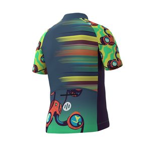 เสื้อปั่นจักรยานเด็ก Eco-Tech ระบายอากาศได้ดี น้ำหนักเบา แขนสั้น พร้อมลายพิมพ์สะท้อนแสง - Product Image 2