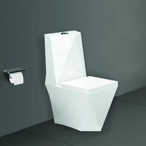 ไซฟอนห้องน้ำแบบหนึ่งชิ้นแบบตะวันตกอ่างล้างหน้าแบบ1ชิ้น, อุปกรณ์สุขภัณฑ์ที่นั่งชักโครก1ชิ้นสไตล์คลาสสิก - Product Image 5