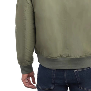 Chaqueta Bomber de Alta Calidad para Hombre, Estilo Urbano, Cuello Alto, Personalizable al por Mayor en Colores y Tallas - Product Image 5