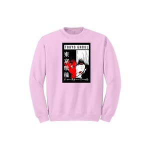 Colección de Anime 100%, sudadera de algodón con estampado de bolsillos para mujer, Polar, informal, de invierno, con cuello redondo, tejido frontal, serigrafía - Product Image 4