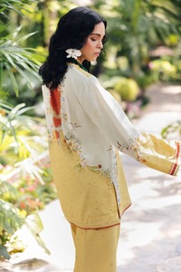 Trajes indios pakistaníes para mujeres listos para usar diseñador algodón césped único Kurta Shalwar Duppatta colección de verano 2023 - Product Image 3