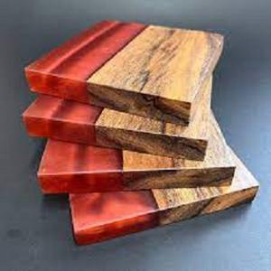 Regalo de Inauguración para Casa Nueva o Apartamento, Posavasos Creativos de Resina y Madera, Estilo Moderno, Madera y Resina Epoxi, stone.coasters - Product Image 1