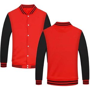 Fabricant personnalisé de vestes universitaires de baseball de haute qualité à la mode pour hommes veste décontractée avec logo brodé pour hommes - Product Image 1