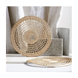 New Style Natural Seagrass <b>Rattan</b> <b>Placemats</b> Round Woven <b>Placemats</b> for Dining Tables Tablemat Jute <b>Placemat</b> Made in Vietnam - Product Image 6
