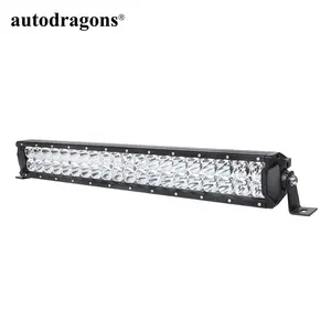 Autodragons – barres lumineuses droites à Double rangée, 22.4 pouces, 120W, barres lumineuses tout-terrain, 22.4 pouces, pour camion, tracteur Wrangler